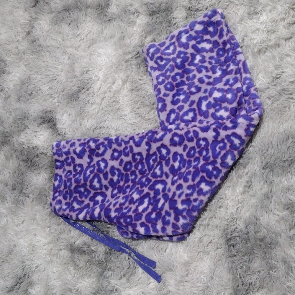 Cozy leopard pajama pants